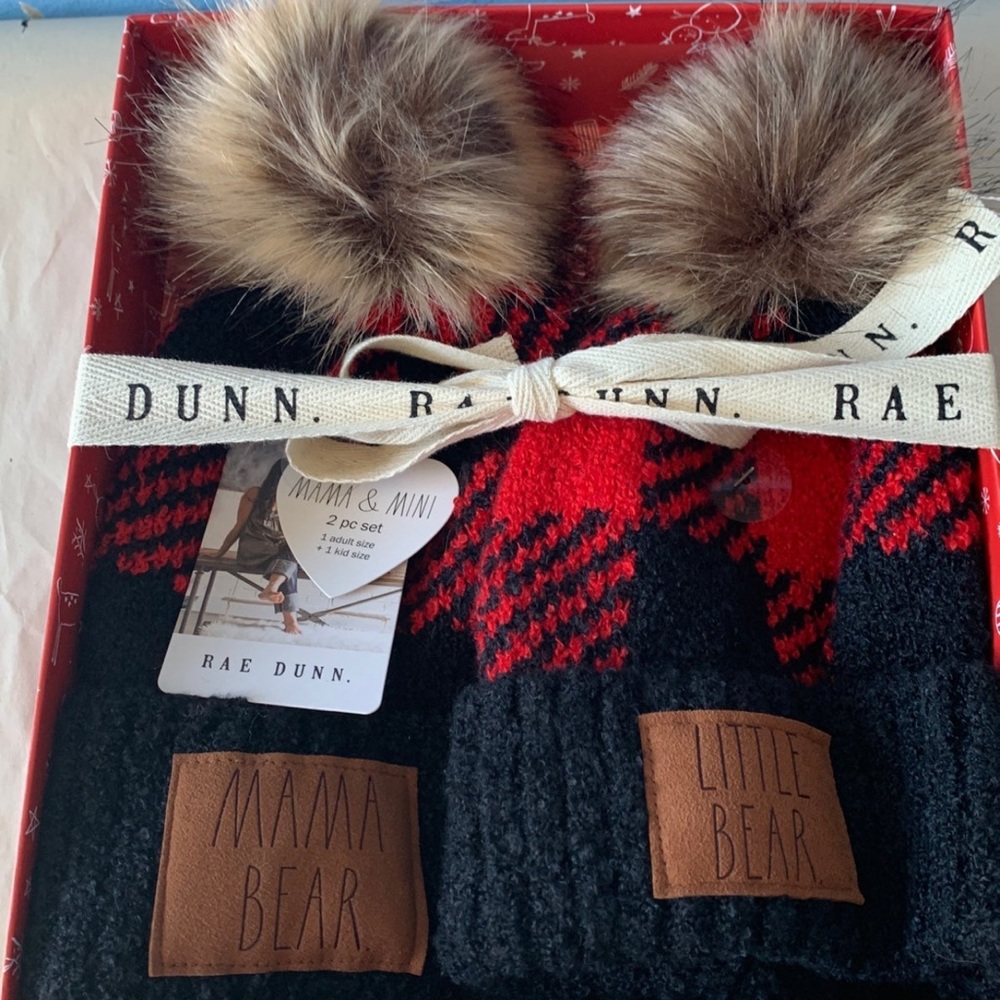 Rae Dunn Christmas Matching Beanie